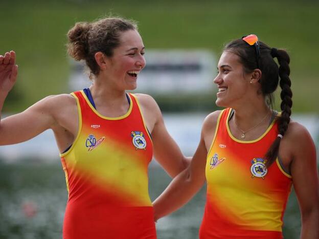 Anna Boada y Aina Cid, opción de medalla en 2000 metros de remo en Río 2016./getty.