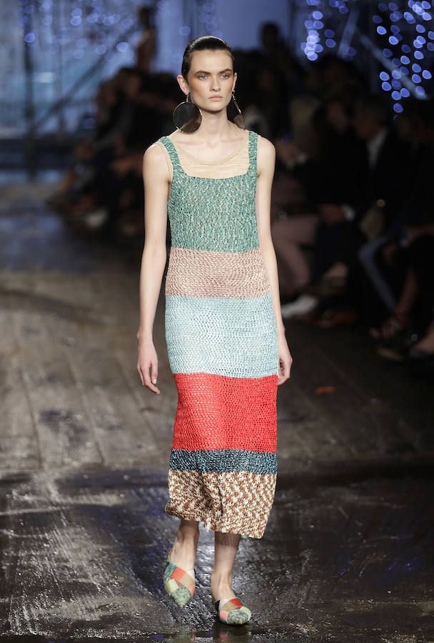 Vestido en varios colores de Missoni para la primavera de 2017