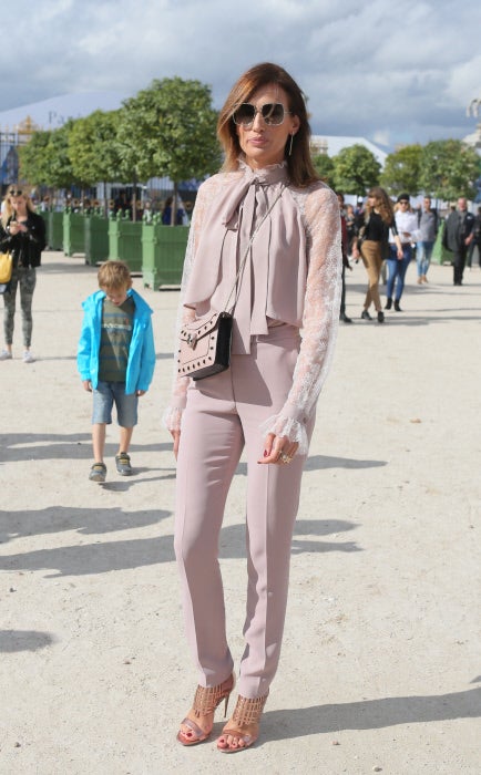 Nieves Álvarez en el desfile de Elie Saab en la Semana de la Moda de París