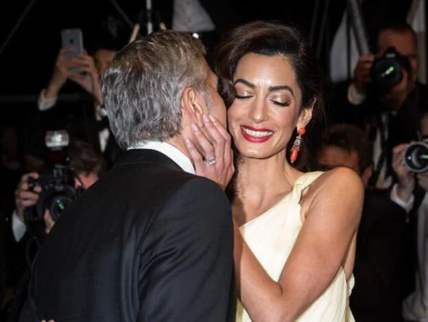 George Clooney y Amal Alamuddin en el Festival de Cannes