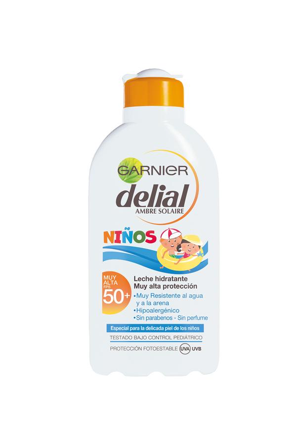 Delial Niños Leche Hidratante IP50+ de Garnier