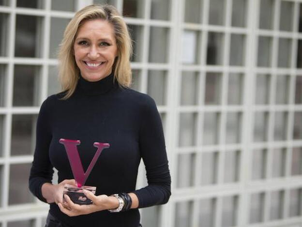 Marta Robles, periodista, galardonada en los Premios Victoria 2016./GTRES