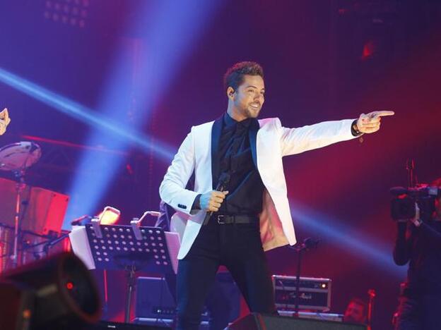 David Bisbal durante el concierto de 'OT: el reencuentro' clebrado en Barcelona./Gtres.