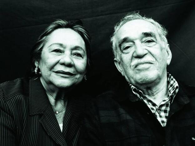 Mercedes Barcha junto al escritor García Márquez./d. r.