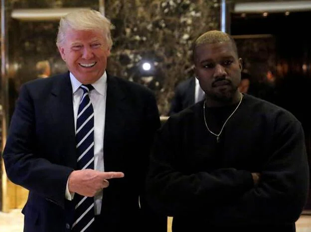 Donald Trump y Kanye West, tanto monta, monta tanto.../Cordon press