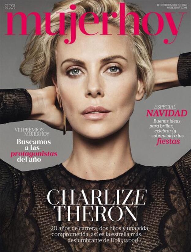 Charlize Theron, imagen de J'Adore de Dior, posa para nuestra portada de esta semana./Alique