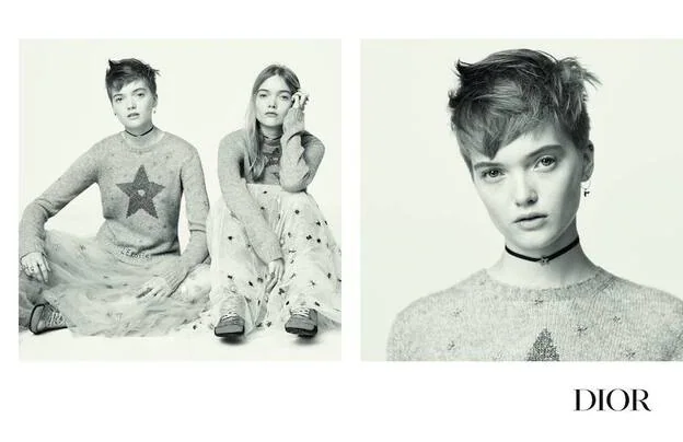 La nueva campaña de primavera verano de Dior está protagonizada por las modelos gemelas Ruth y May Bell.