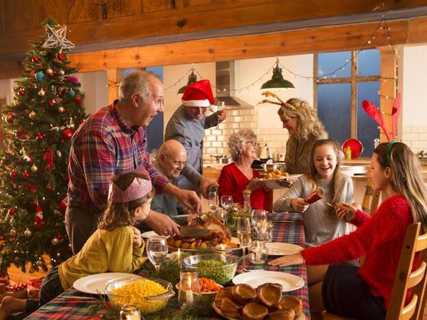 Es en Navidad cuando muchas familias se reúnen./d. r.