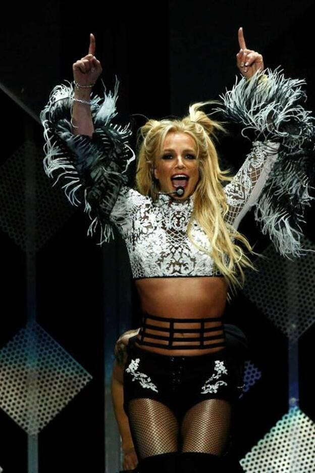 Britney Spears en una actuación a principios de diciembre./cordon press.
