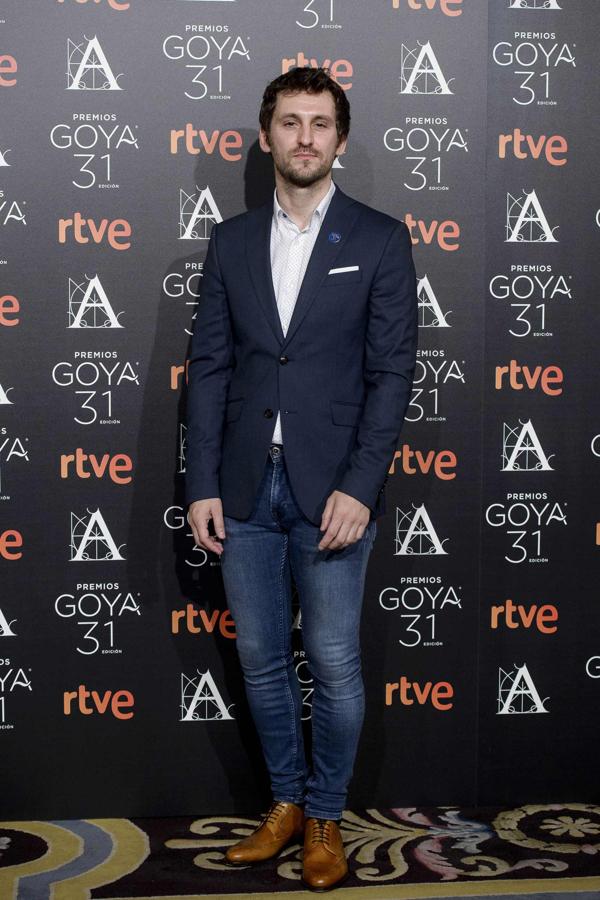 Raúl Arévalo en el cóctel de los Nominados a los Premios Goya 2017