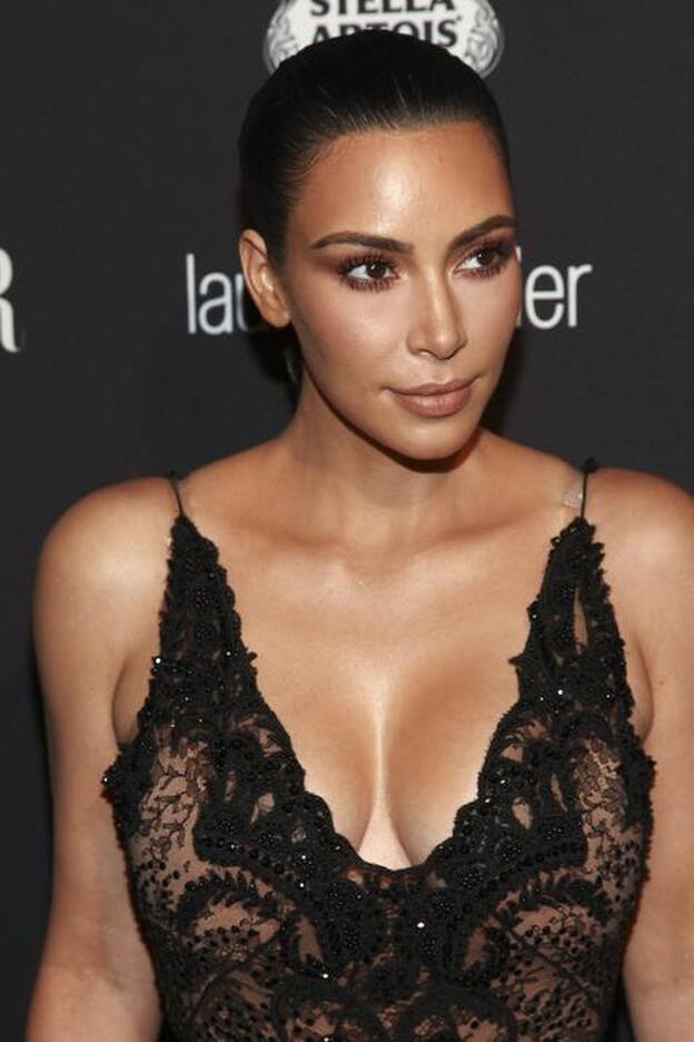 La modelo Kim Kardashian el pasado año/gtres