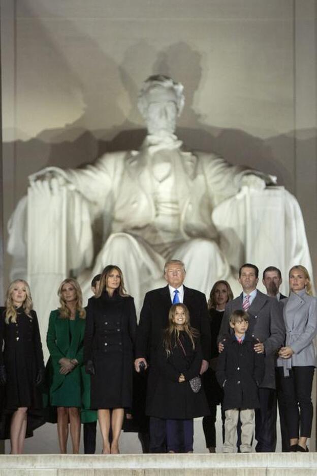 La familia Trump al completo ya está en Washington para la investidura del presidente./Cordon Press