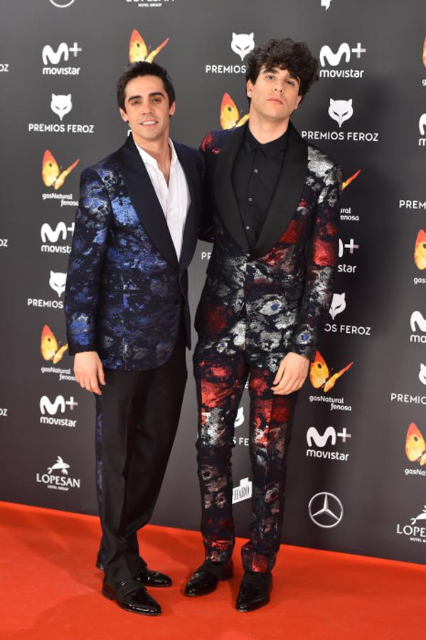 Alfombra roja de los Premios Feroz: Javier Calvo y Javier Ambrossi