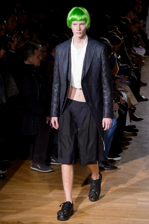 Hombres con falda en la pasarela: Comme des Garçon