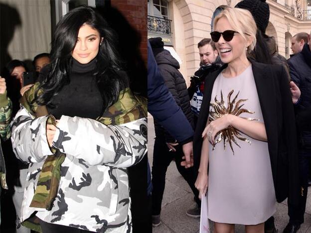 Kylie Jenner y Kylie Minogue/gtres