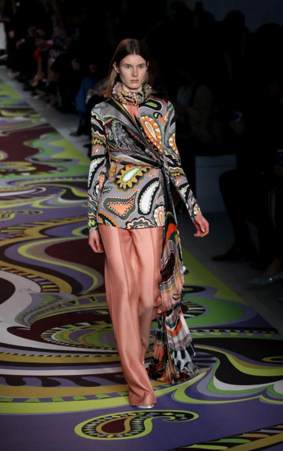 Desfile de Emilio Pucci otoño-invierno 2017/18 en la Semana de la Moda de Milán