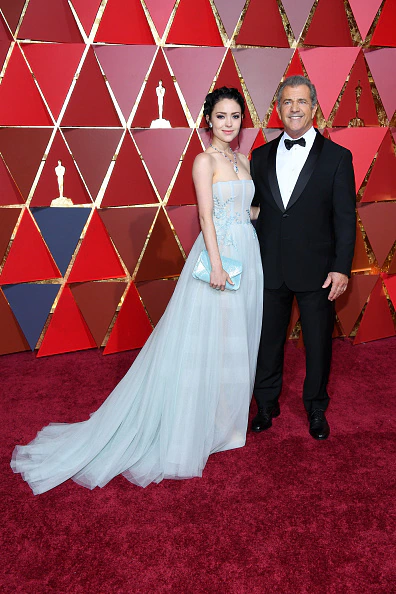 Oscars 2017: Mel Gibson y Rosalind Ross, en la alfombra roja