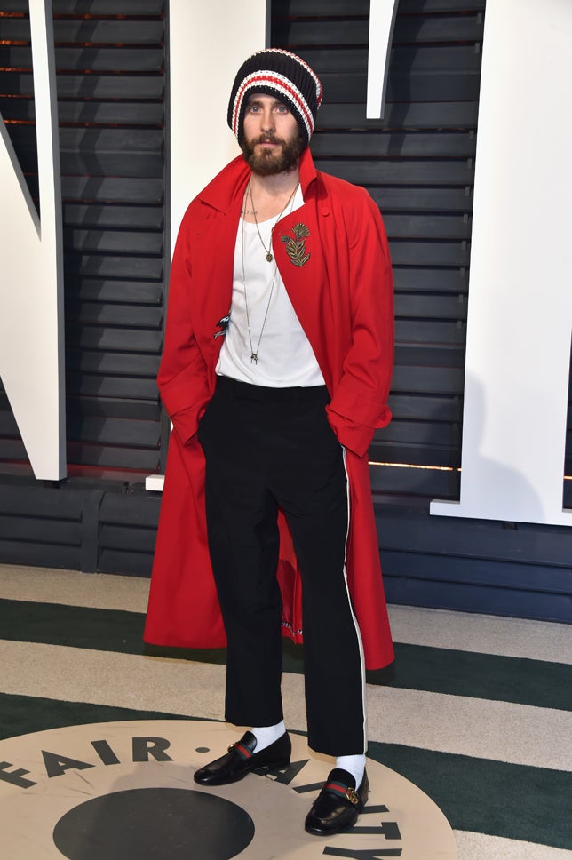 Oscars 2017: el look de Jared Leto en la fiesta Vanity Fair