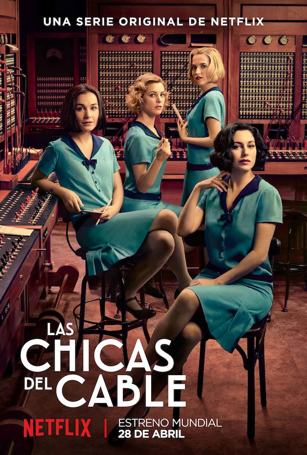 Póster de la serie de Netflix, Las chicas del cable