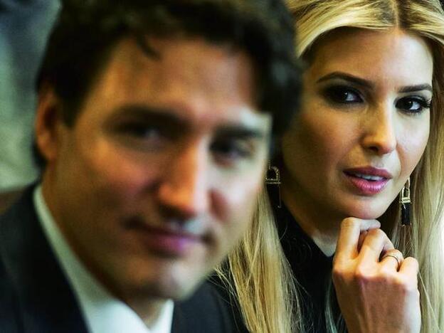 El primer ministro de Canadá e Ivanka Trump/d. r.