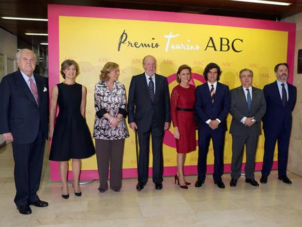 El Rey Juan Carlos presidió el IX Premio Taurino ABC, que este año recayó en José Antonio Morante de la Puebla./Gtres