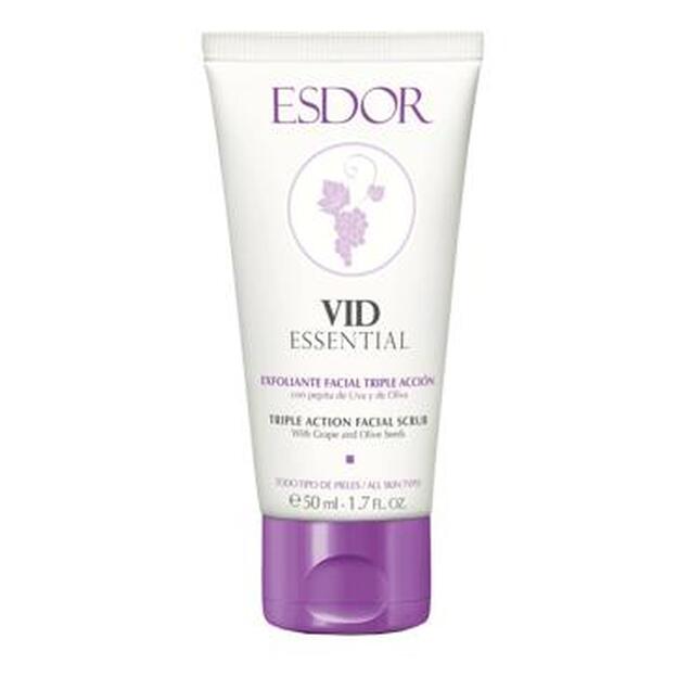 Vid Essential Exfoliante Facial Triple Acción de Esdor (19,90 euros).