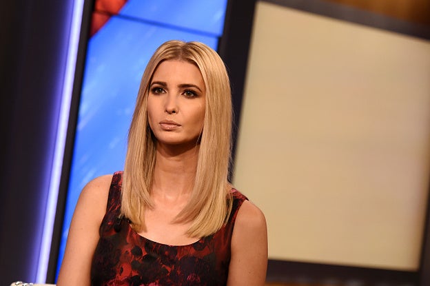 Ivanka Trump en una visita a los estudios de televisión de la FOX/GETTY