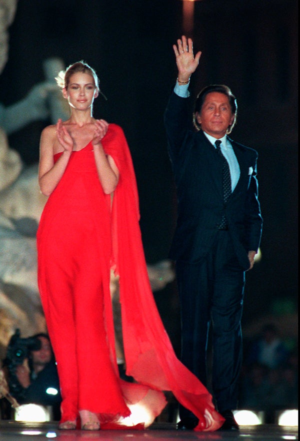 Valentino con Valeria Mazza