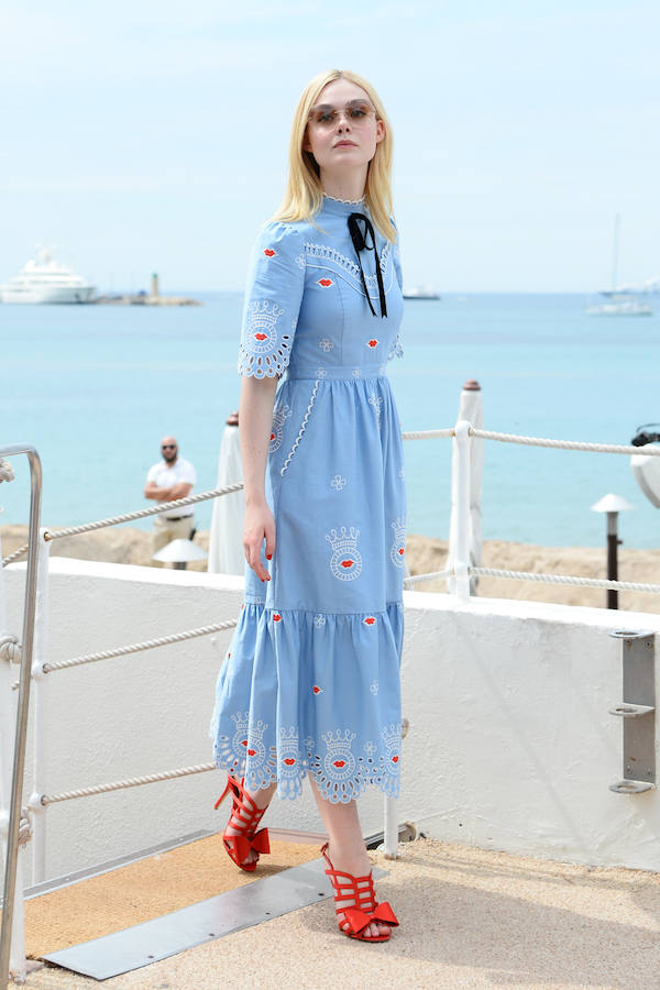 Los looks de día de Cannes: Elle Fanning