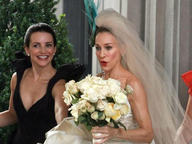 Carrie Bradshaw (Sarah Jessica Parker) el día de su boda en la mítica serie de televisión 'Sexo en Nueva York'./Cordon Press