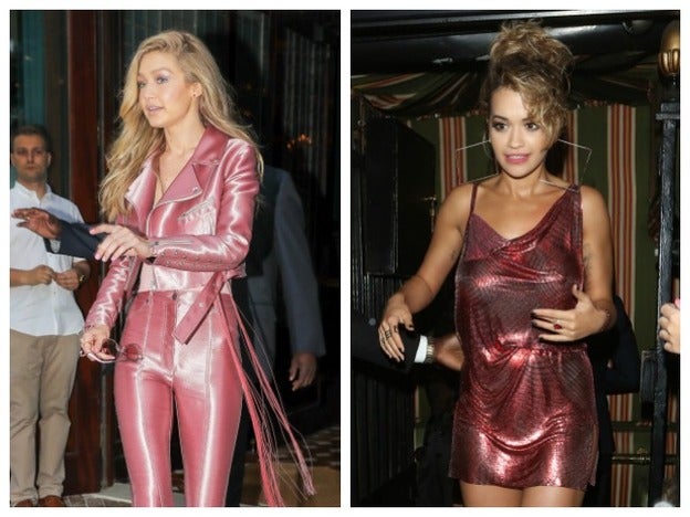 Gigi Hadid y rita Ora, las reinas del brillo/MUJERHOY