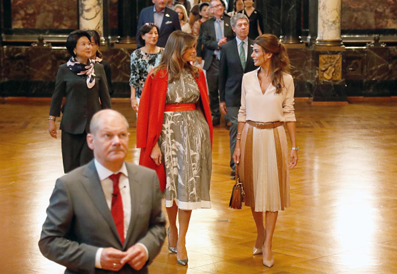 El duelo de estilo entre Melania Trump y Juliana Awada