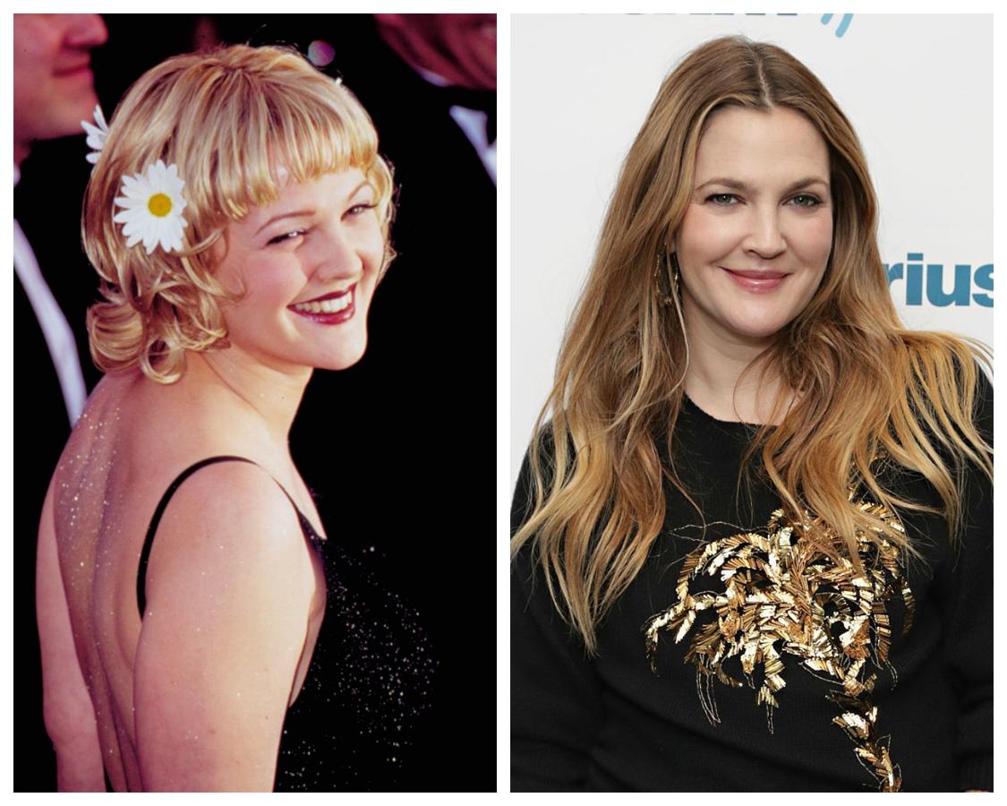 El paso del tiempo para Drew Barrymore: de 1998 a 2017