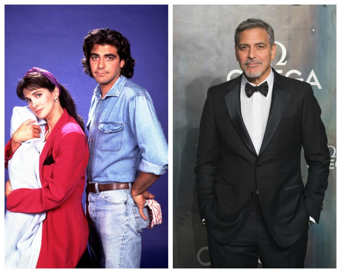 El paso del tiempo para George Clooney: de 1990 a 2017