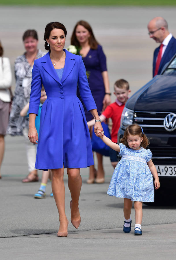 Los looks de Kate Middleton en Polonia