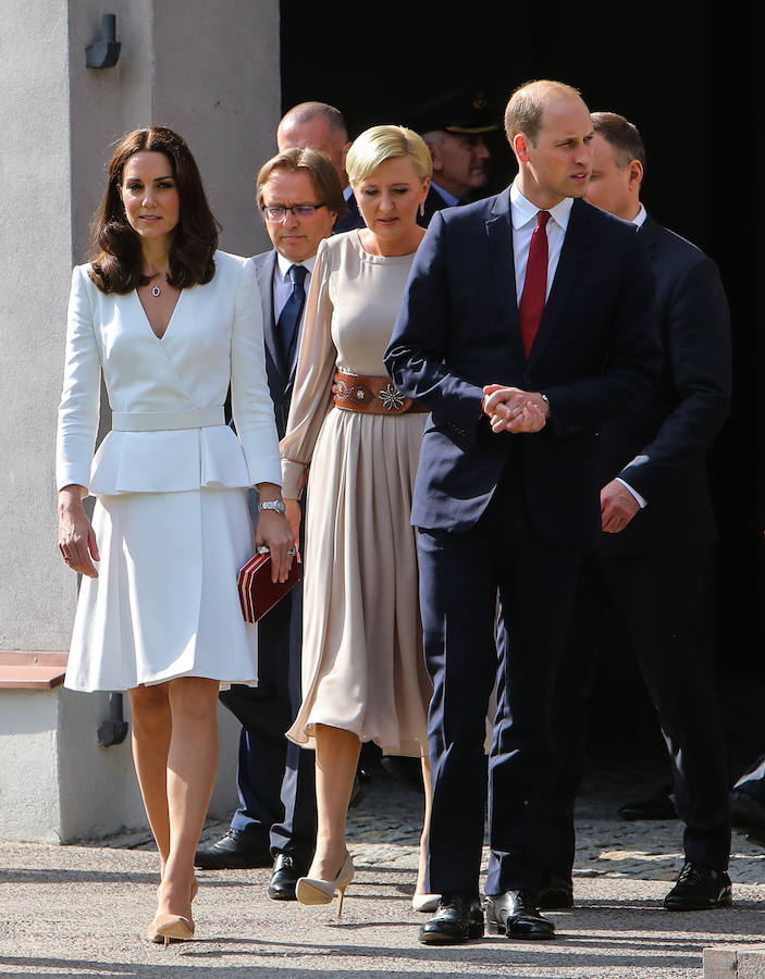 Los looks de Kate Middleton en Polonia