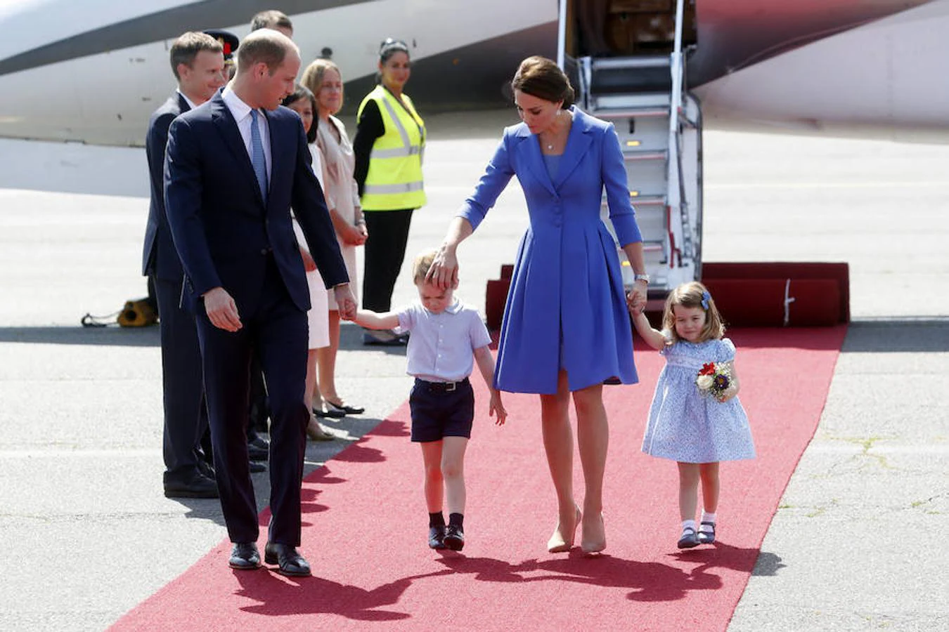 Los looks de Kate Middleton en el viaje a Alemania