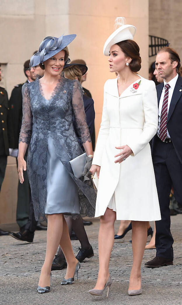 Kate Middleton y Matilde de Bélgica