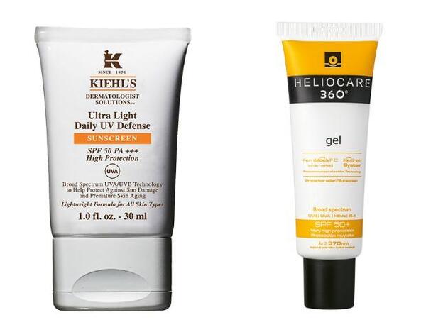 Heliocare 360º Gel Oil Free de IFC (26,15€). Ultra Light Daily UV Defende de Kiehl´ (32€).