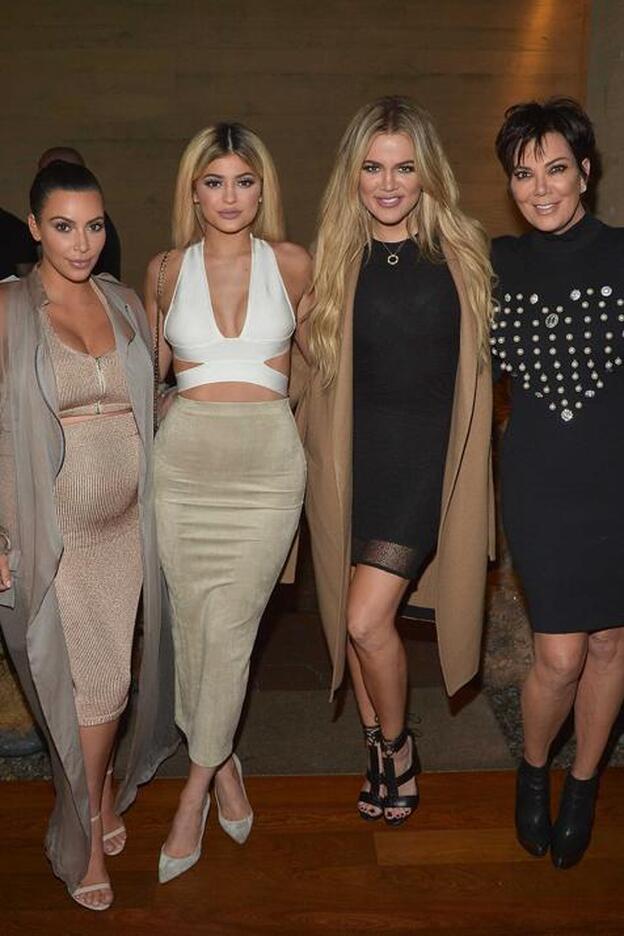 El clan Kardashian-Jenner al completo./getty