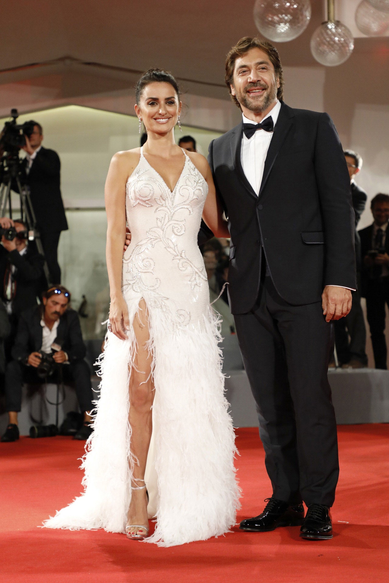 Penélope Cruz y Javier Bardem, en la alfombra roja del Festival de Cine de Venecia