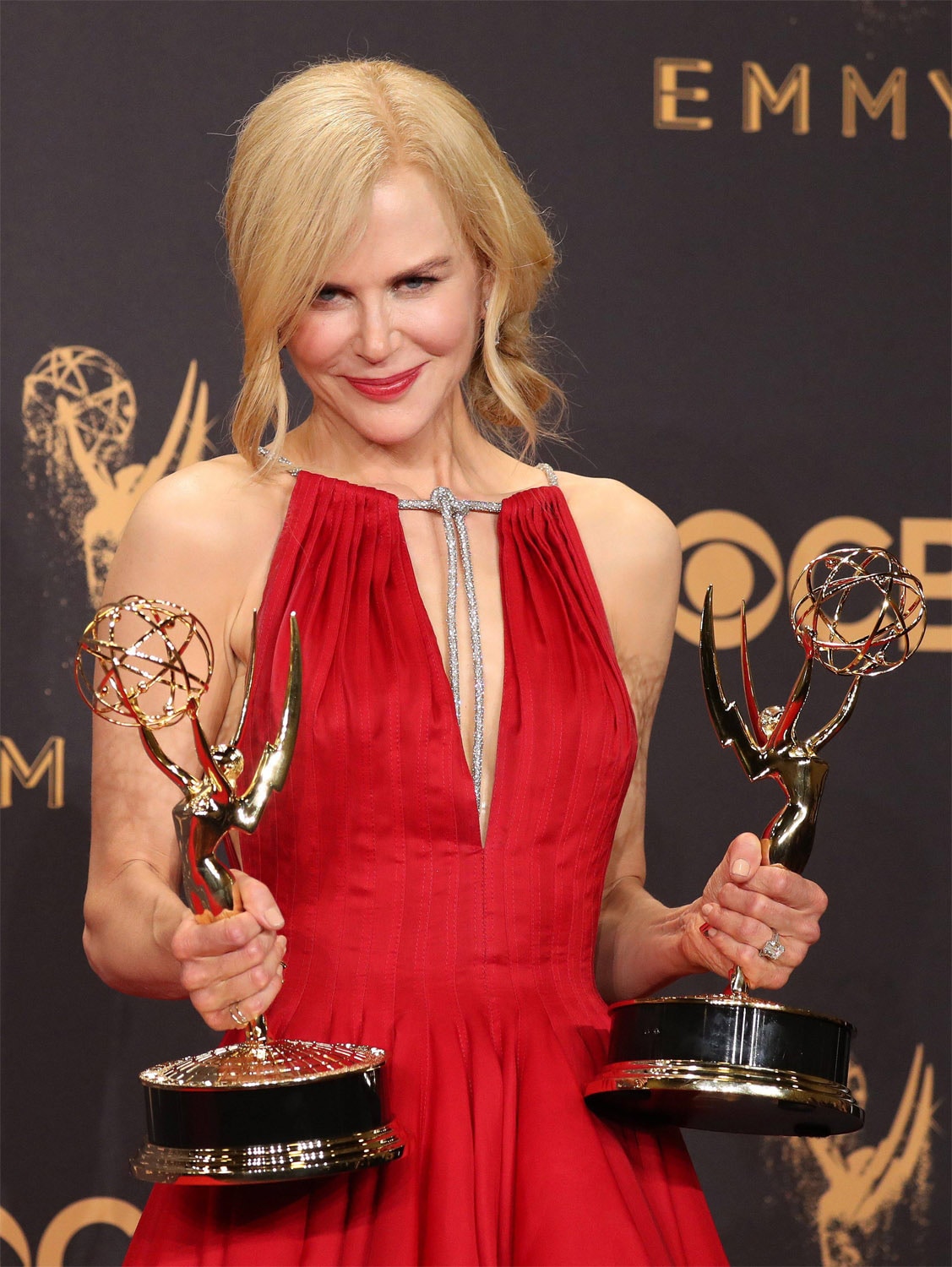 Los mejores peinados y maquillajes de los Emmy 2017: Nicole Kidman