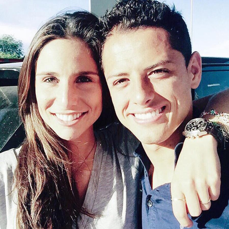 Lucía Villalón y Chicharito