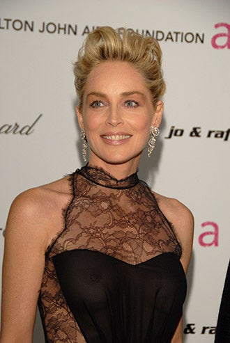 Pezones al aire: Sharon Stone