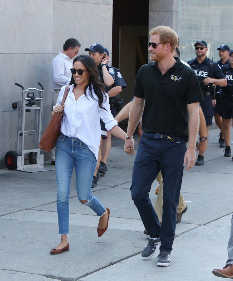 El look más sencillo de Meghan Markle, al detalle