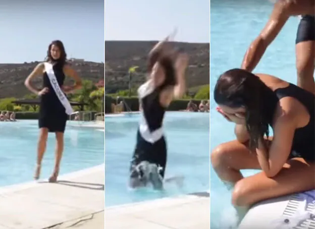 La aspirante a Miss Univers España no daba crédito al momento que estaba viviendo./Redes