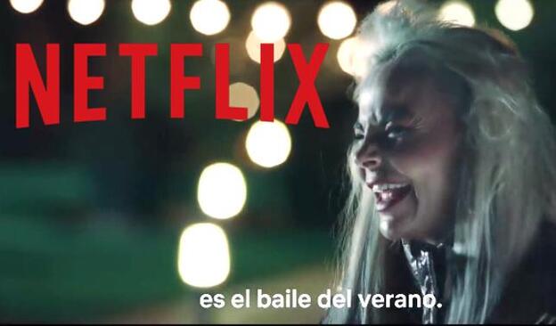 La cantante, durante el vídeo promocional de Netflix./nETFLIX