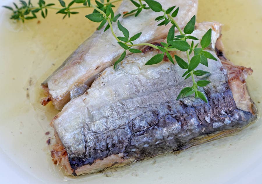 Alimentos ricos en calcio: sardinas