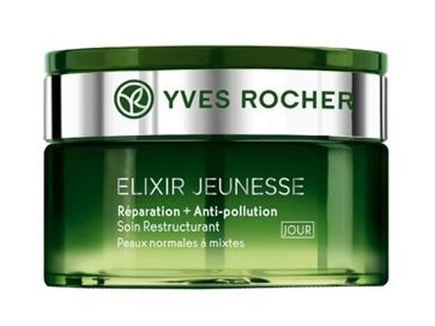 Elixir Jeunesse Réparation + Anti-pollution Tratamiento Reestructurante de Yves Rocher (21,95 euros).