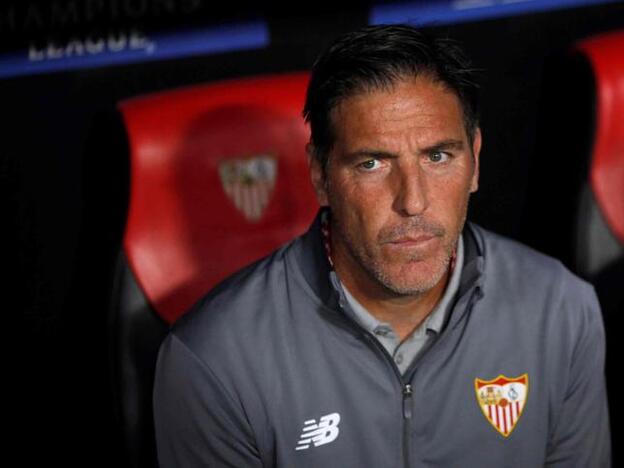 Berizzo dirigiendo uno de sus encuentros al frente del Sevilla./cordon press.